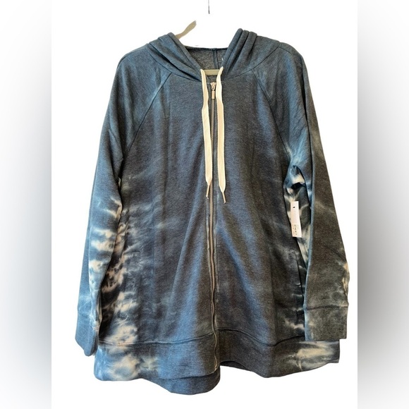 Livi Active Tie Dyed French Terry Hoodie - Picture 1 of 5